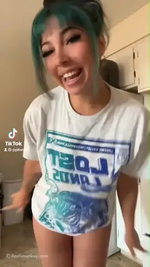 Do you think her massive boobs are too sexy for TikTok?