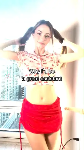 Do you take this petite TikTok teen as your assistant?