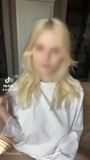 Blue eyed Russian teen vivi drops her big natural Tits on NSFW TikTok